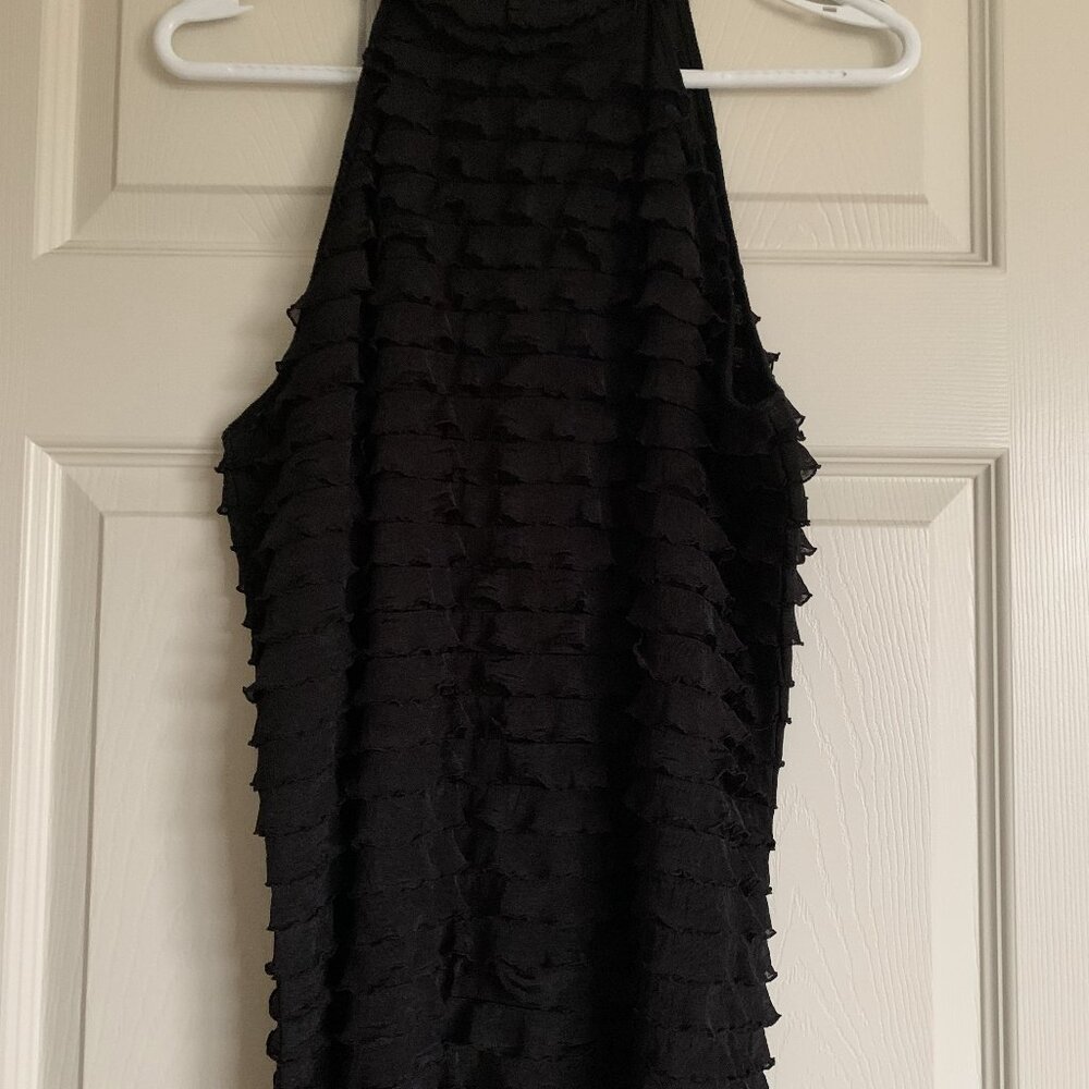 Women's Black Sleeveless Top